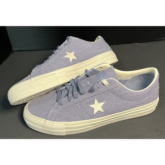 Converse One Star Men’s Blue Canvas Size 11 NEW Extra Laces - Picture 10 of 10